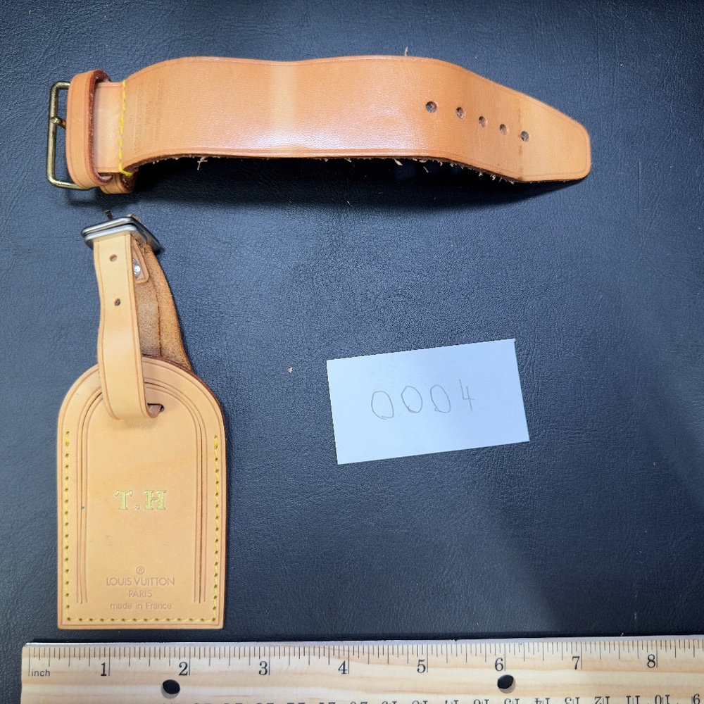 Authentic Louis Vuitton Lv Name Tag And Set W… Gem